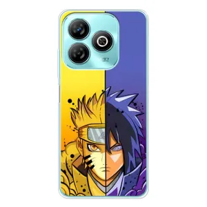 Купить Чехлы на телефон с принтом Anime для ZTE Blade A75 (Naruto Vs Sasuke)