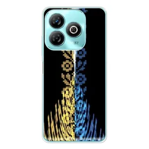 Силиконовый Чехол на ZTE Blade A75 (Патриотическая вышиванка)