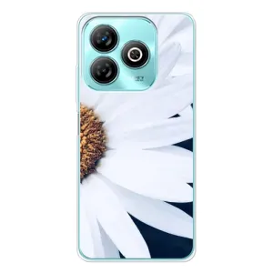 Чехол с ромашками на ZTE Blade A75 (Пол ромашки)