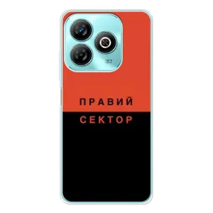 Чехлы УПА (Красно-Чёрный) на ZTE Blade A75 (Правый Серктор)