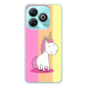 Чехол Unicorn на ZTE Blade A75 (Радужный Единорог)