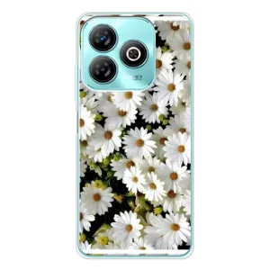 Чехол с ромашками на ZTE Blade A75 (Рамка в ромашках)