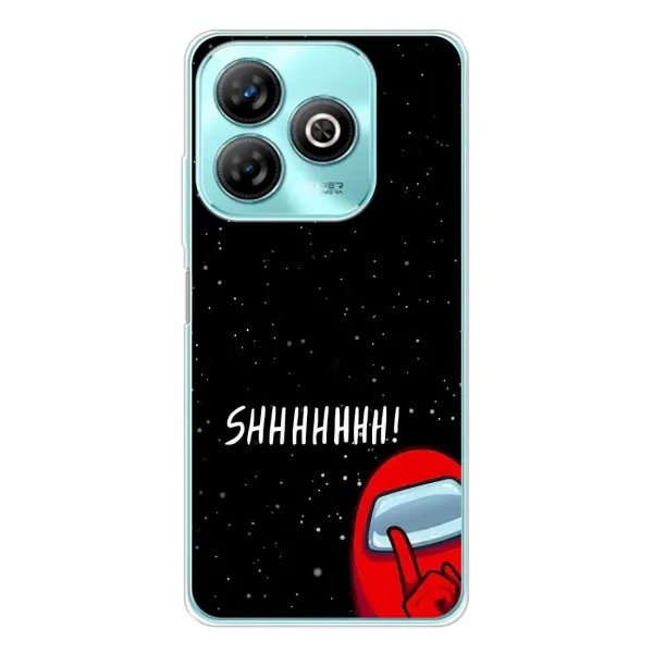 Чехол с рисунком «SHHHHH» для ZTE Blade A75 Чехол с рисунком «SHHHHH» для ZTE Blade A75