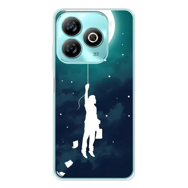 Чехол с рисунком «To The moon» для ZTE Blade A75 Чехол с рисунком «To The moon» для ZTE Blade A75