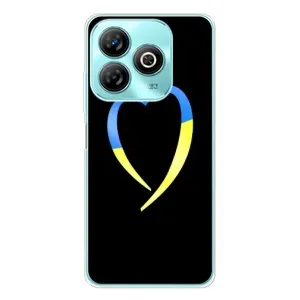 Силиконовый Чехол на ZTE Blade A75 (Я-Украина) (Украинское сердце)