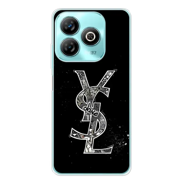 Чехол с рисунком «YSL» для ZTE Blade A75 Чехол с рисунком «YSL» для ZTE Blade A75