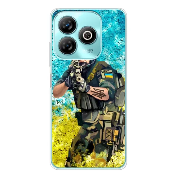 Чехол с рисунком «ЗСУ Воин» для ZTE Blade A75 Чехол с рисунком «ЗСУ Воин» для ZTE Blade A75