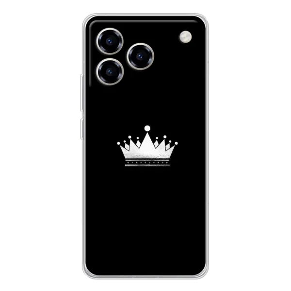 Чехол с рисунком «Белая корона» для ZTE Blade A76 Чехол с рисунком «Белая корона» для ZTE Blade A76