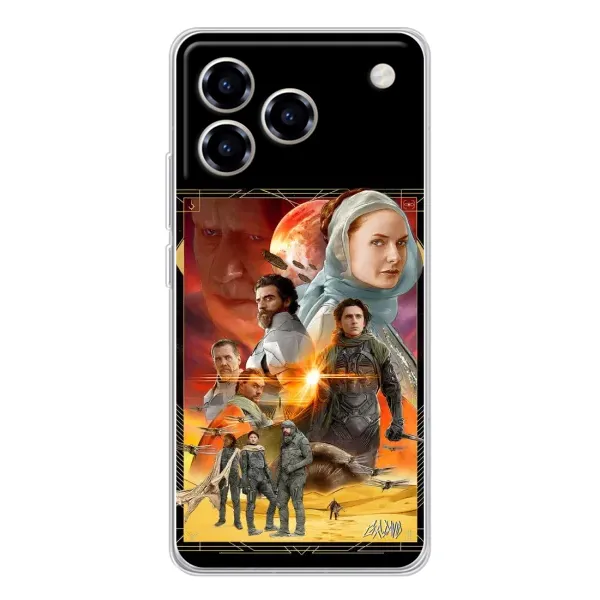 Чехол с рисунком «Д Ю Н А» для ZTE Blade A76