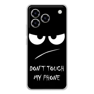 Чехол с прикольным текстом на ZTE Blade A76 (Dont)