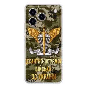 Чехлы на военную тематику для ZTE Blade A76 (ДШВ ЗСУ)