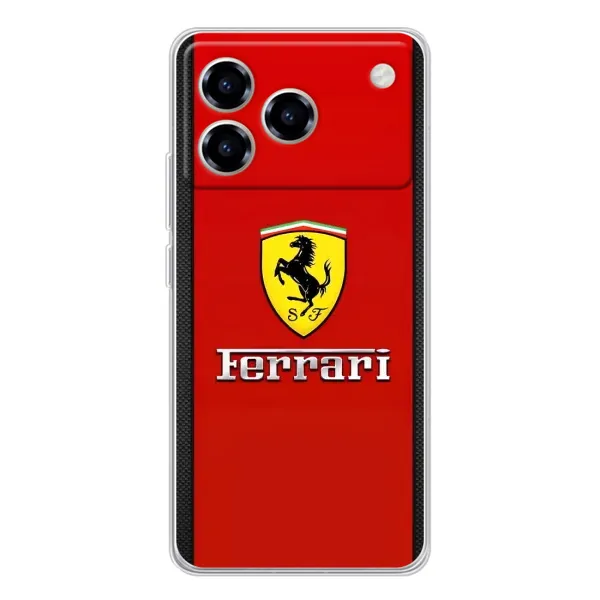 Чехол с рисунком «Ferrari Logo» для ZTE Blade A76 Чехол с рисунком «Ferrari Logo» для ZTE Blade A76