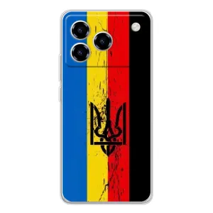 Чохли УПА (Червоно-Чорний) на ZTE Blade A76 (Прапор УПА)