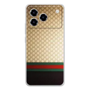 Чехлы Бренд GUCCI для ZTE Blade A76 (Фон Гуччи)