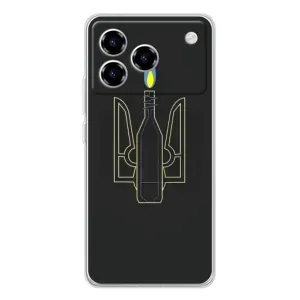 Чехол с картинкой (Патриотический ГЕРБ) на ZTE Blade A76 (Герб - Молотова)