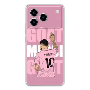 Чехлы Лео Месси в Майами на ZTE Blade A76 (GOAT MESSI)