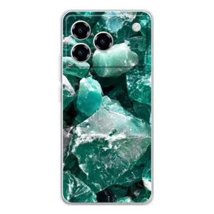 Чохол (Дорого-богато) на ZTE Blade A76 (Смарагд)
