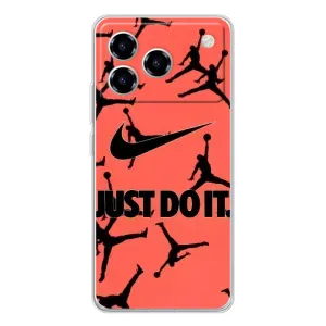 Силіконовый Чохол Nike Air Jordan на Блейд А76 (Just Do It)