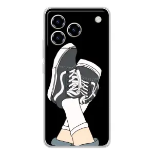 Чохол з Прикольним Принтом на ZTE Blade A76 (Кеди)