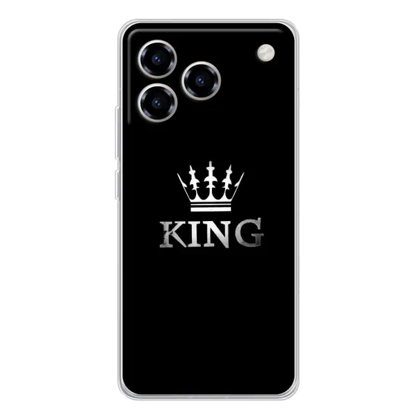 Чехол с рисунком «KING» для ZTE Blade A76 Чехол с рисунком «KING» для ZTE Blade A76
