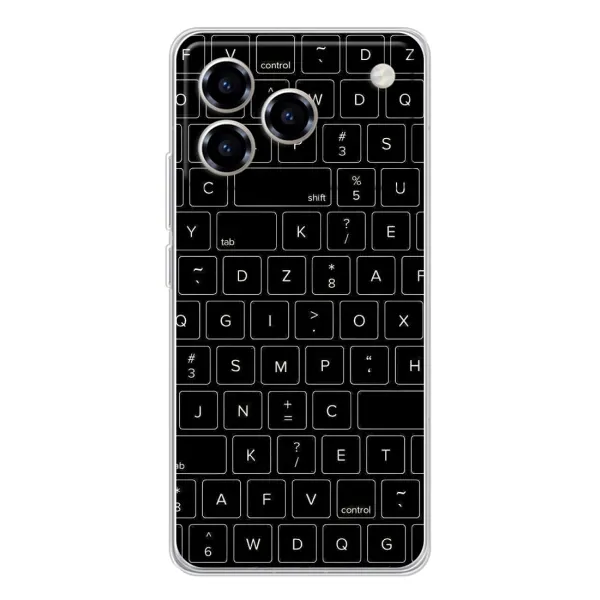 Чохол з малюнком «Клавіатура» для ZTE Blade A76 Чохол з малюнком «Клавіатура» для ZTE Blade A76