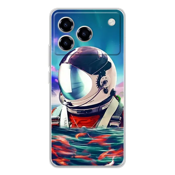 Чехол с рисунком «Космонавт в воде» для ZTE Blade A76 Чехол с рисунком «Космонавт в воде» для ZTE Blade A76