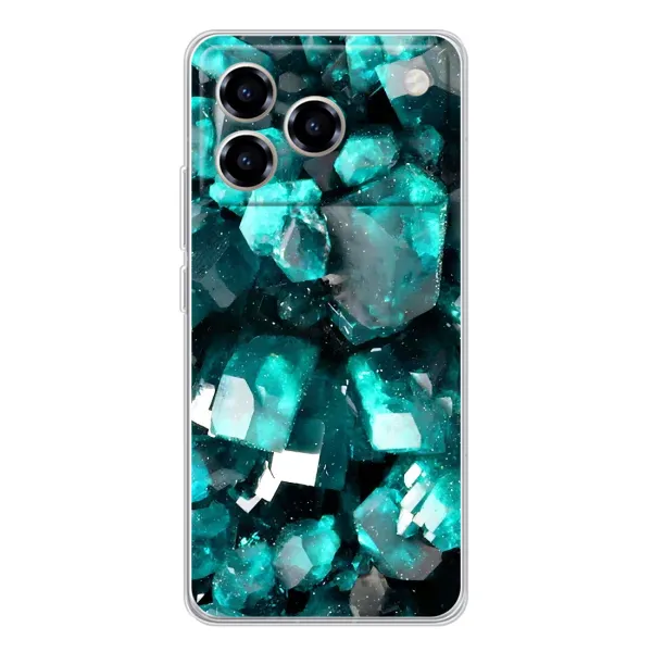 Чехол с рисунком «Кристалы» для ZTE Blade A76 Чехол с рисунком «Кристалы» для ZTE Blade A76
