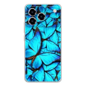 Силіконовий бампер з картинкою звірів для ZTE Blade A76 (Крила метеликів)
