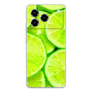 Чохол з зображенням смачної їжі для ZTE Blade A76 (Лайм)