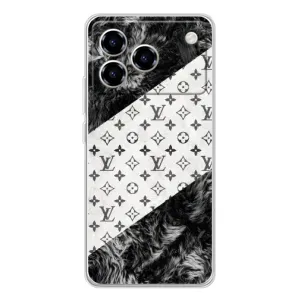 Чехол Стиль Louis Vuitton на ZTE Blade A76 (LV на белом)