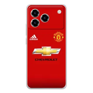 Силиконовые Чехлы принт Футбол на ZTE Blade A76 (Man United)