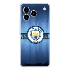 Силиконовые Чехлы принт Футбол на ZTE Blade A76 (ManCity)