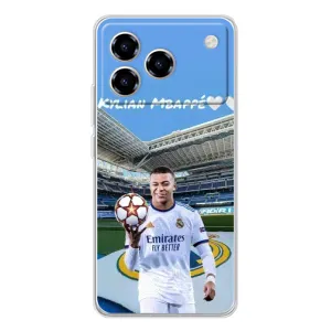 Чехол (TPU) с Футболистом на ZTE Blade A76 (Mbappe Real)