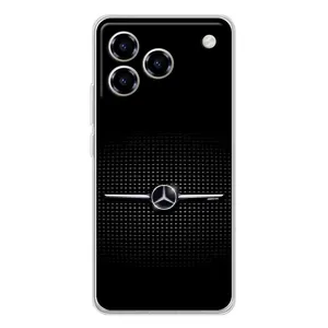 Силиконовый бампер с картинкой машины на ZTE Blade A76 (Mercedes)