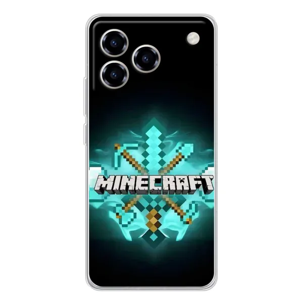Чехол с рисунком «MineCraft 2» для ZTE Blade A76