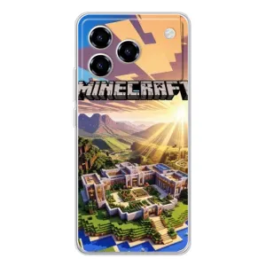 Чехол майнкрафт для ZTE Blade A76 (MINECRAFT)