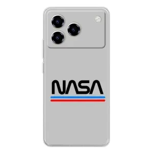 Силіконовый бампер з принтом "Наса" на ZTE Blade A76 (Наса)