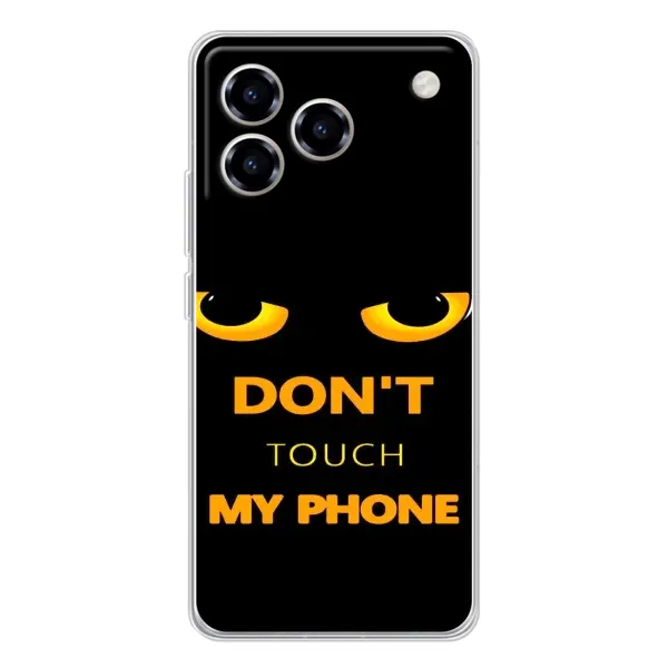 Чехол с рисунком «Не трогай мой телефон» для ZTE Blade A76 Чехол с рисунком «Не трогай мой телефон» для ZTE Blade A76