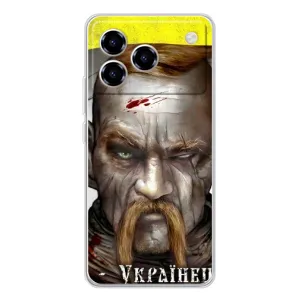 Чохол з картинкою (Патріотичний КОЗАК) на ZTE Blade A76 (Одноокий КОЗАК)