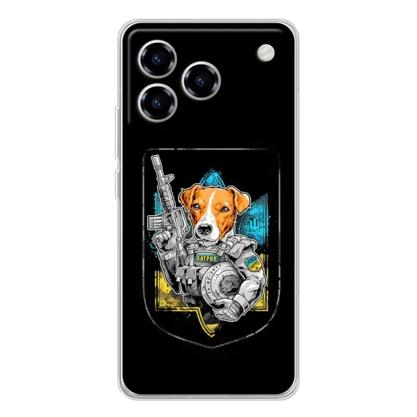 Чехол с рисунком «Патрон Воин» для ZTE Blade A76