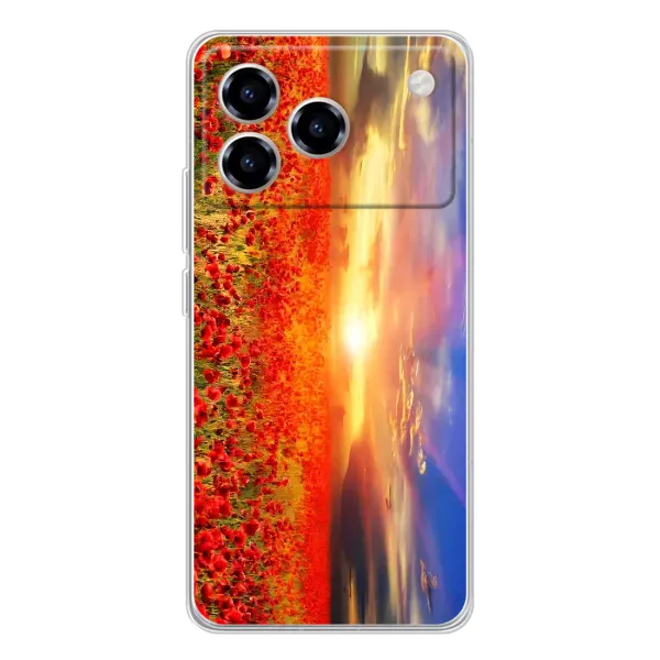 Чехол с рисунком «Поле тюльпанов» для ZTE Blade A76 Чехол с рисунком «Поле тюльпанов» для ZTE Blade A76