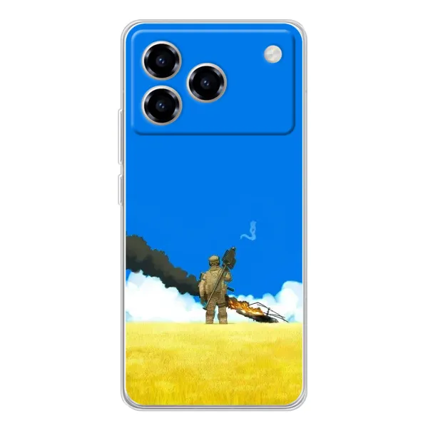 Чехол с рисунком «Попадание» для ZTE Blade A76 Чехол с рисунком «Попадание» для ZTE Blade A76