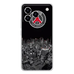 Силиконовые Чехлы принт Футбол на ZTE Blade A76 (PSG)