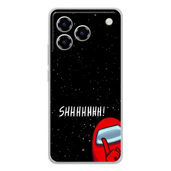 Чехол с рисунком «SHHHHH» для ZTE Blade A76 Чехол с рисунком «SHHHHH» для ZTE Blade A76