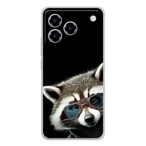 Силіконовий Чохол з Энотами на ZTE Blade A76 (Стильний Єнот)