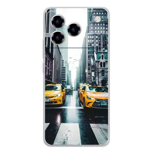 Чехол с рисунком «Такси» для ZTE Blade A76 Чехол с рисунком «Такси» для ZTE Blade A76