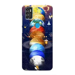 Чохол (ТПУ) з планетами на ZTE Blade A7s 2020 (Арт планети)