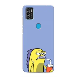 Бампер с принтом Мемы для ZTE Blade A7s 2020 (Безразличие)