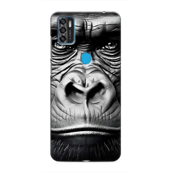 Чехол с рисунком «Черная обезьяна» для ZTE Blade A7s 2020 Чехол с рисунком «Черная обезьяна» для ZTE Blade A7s 2020