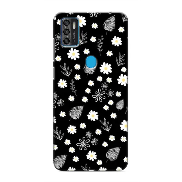Чехол с рисунком «цветение на чорном» для ZTE Blade A7s 2020 Чехол с рисунком «цветение на чорном» для ZTE Blade A7s 2020